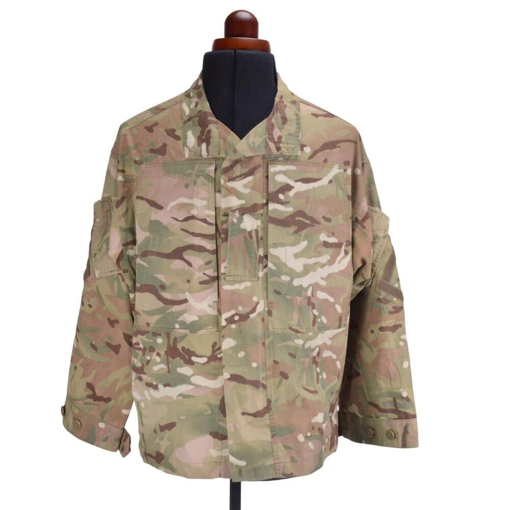 British Army Camo Military Jacket 2 Combat MTP Shirt 160/104 Large Short Brown